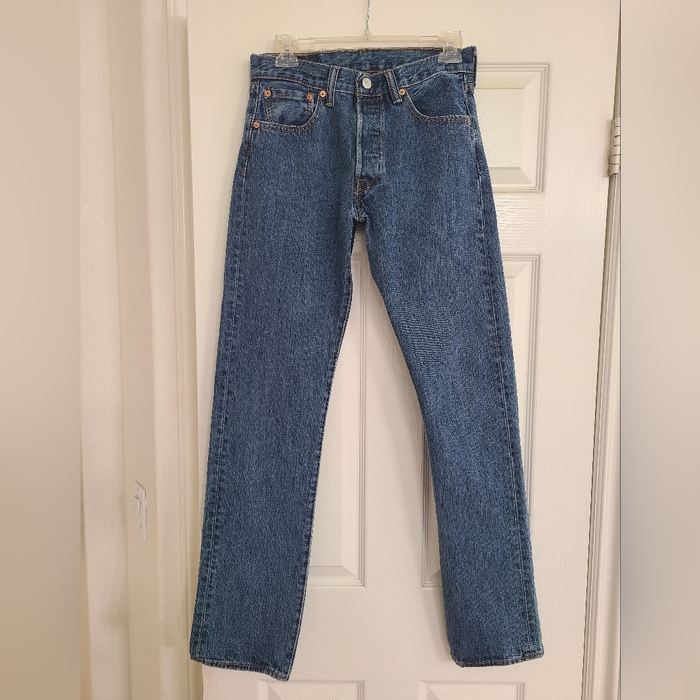 Levi's Men's Straight Leg Denim Jeans in Classic Blue 29×34